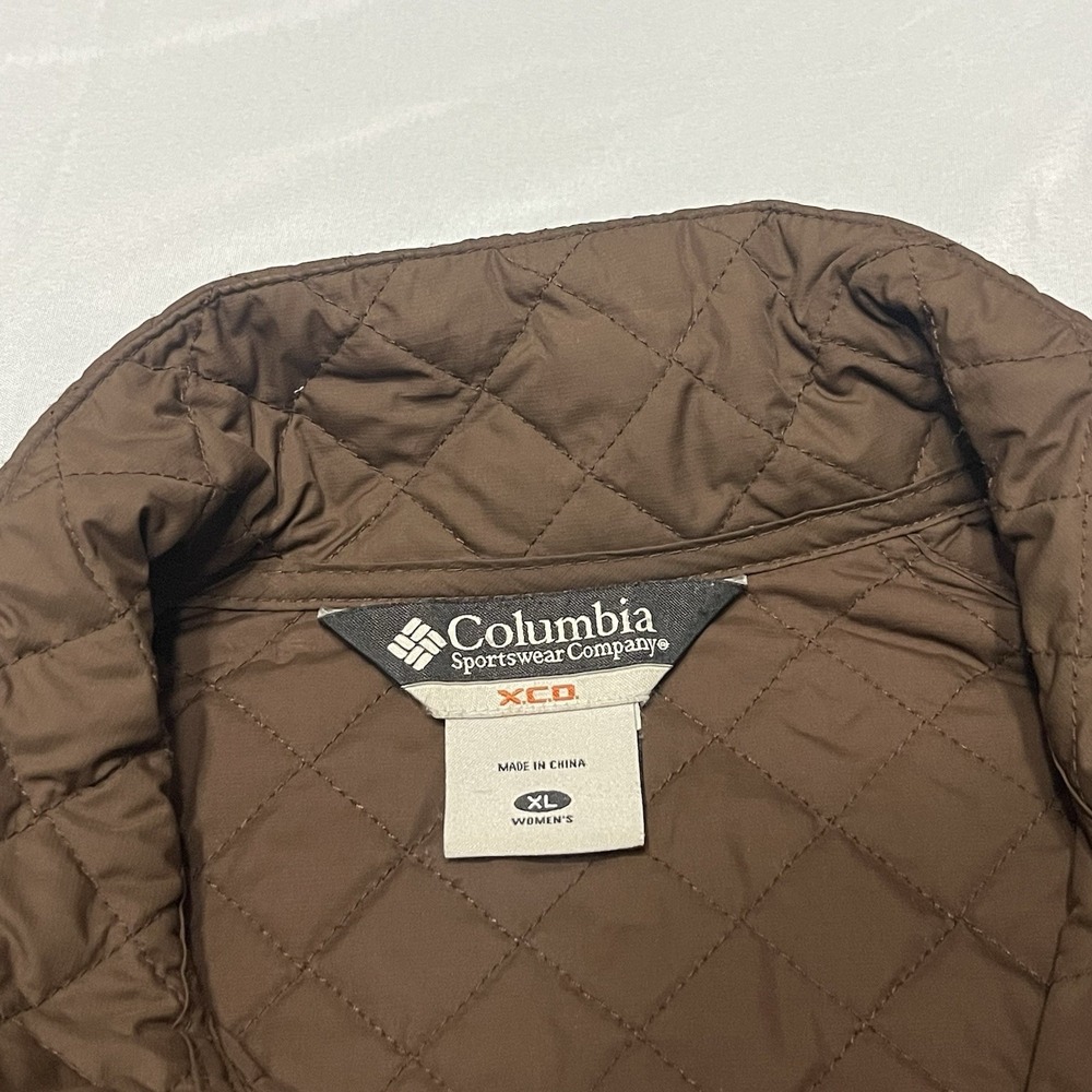 Columbia XCO Womens Black Down & Feather Puffer Quilted Coat Jacket Medium M - Picture 3 of 7